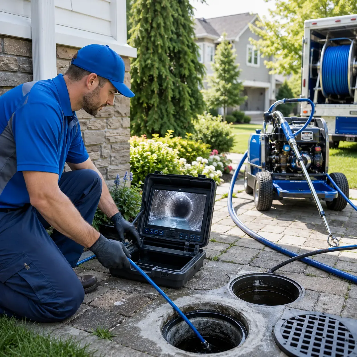 Outdoor drain cleaning professionals serving Morrisville, PA